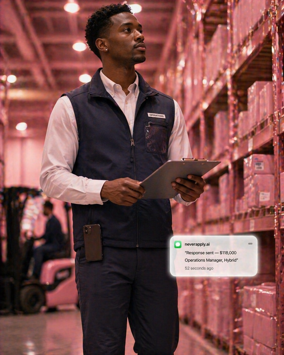 Response sent — $118k Operations Manager